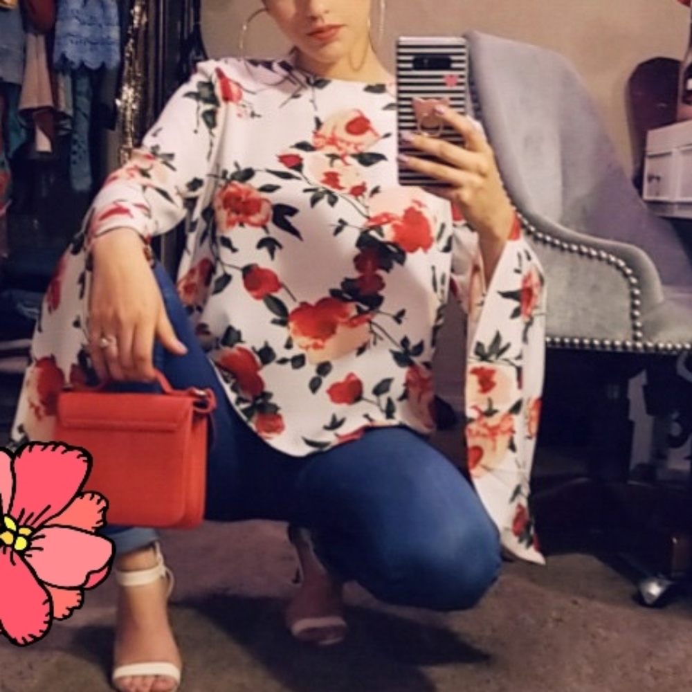 Bell Sleeve Top
